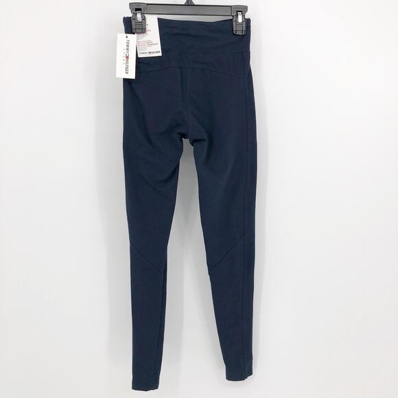 Tommy Hilfiger Womens Active Leggings XXS Navy Blue High Rise Full Length NWT - Picture 5 of 8